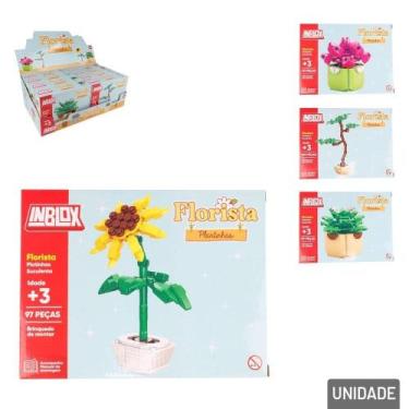 Imagem de Brinquedo Blocos De Montar Inblox Plantinhas Vaso Sortido - ARK