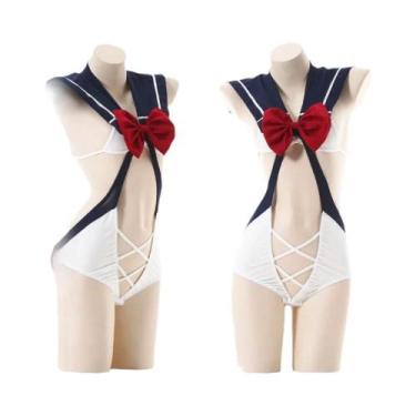 Imagem de Fantasia Sexy De Maid Lolita Para Mulheres, Vestido Kawaii Com Avental