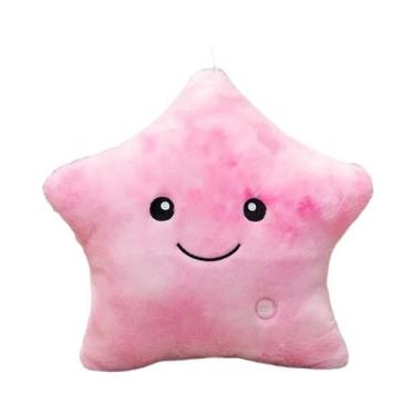 Imagem de Brinquedo De Pelúcia Estrela LED Brilhante, Almofada Macia Para Crianç