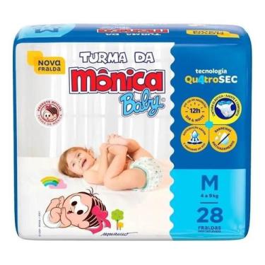 Imagem de Fralda turma da monica m com 28 uni