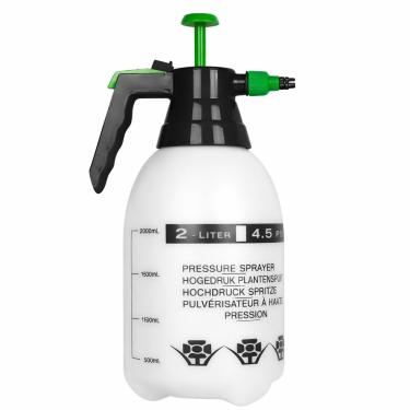 Imagem de Pulverizador de Pressão Manual Multiuso 2 Litros, Preto e Verde para Jardinagem Limpeza Automotiva e Uso Doméstico com Bico Ajustável e Gatilho Ergonômico Profissional Hodah