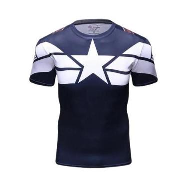 Imagem de Camiseta De Manga Curta Dos Heróis Dos Vingadores Para Homens, Fantasi