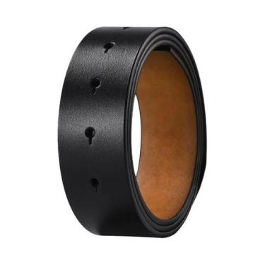 Imagem de Cinto De Couro Masculino De Alta Qualidade Com Fivela Automática 33cm 