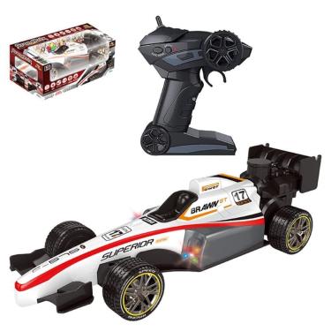 Imagem de Carrinho Formula 1 Controle Remoto Infantil Carro 7 Funcoes