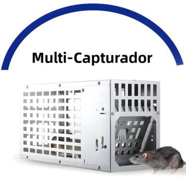 Imagem de Grande Armadilha Para Ratos E Camundongos Multi-Captura Controle De Pr