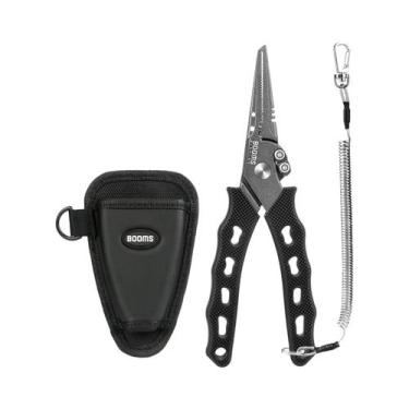 Imagem de Alicate De Pesca Multifuncional Em Aço Inoxidável Com Cortador De Linh