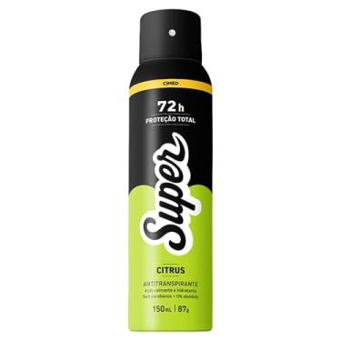 Imagem de Desodorante Antitranspirante Super 72h Protecao Total Citrus Acao Calmante e Hidratacao 0% Aluminio Sem Parabenos 150ml Cimed