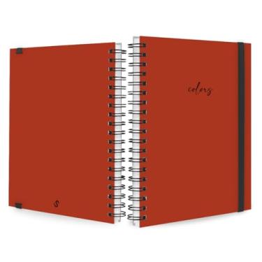 Imagem de Caderno Capa Dura Colegial 96 Folhas Espiral para Anotações Tipo Caderneta Caderno A5 Estilo Caderno de Anotações Alternativa ao Caderno 96 Folhas Capa Dura Não Acompanha Caneta (Vermelho,10 Matérias (200 folhas))