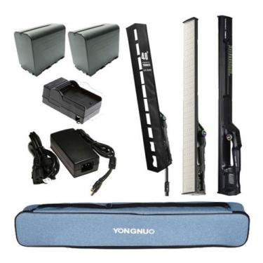 Imagem de Iluminador Led Yongnuo Yn660  2 Baterias  Carregador Duplo e  Fonte