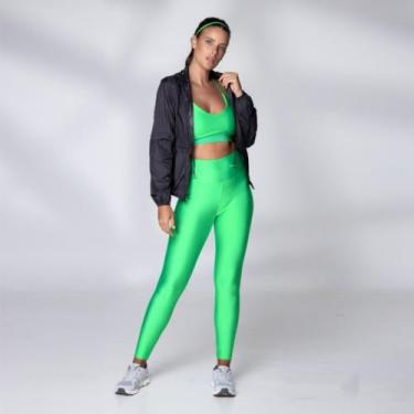 Imagem de Brazil Del Mar Calça Legging Feminina Copacabana Verde Flúor