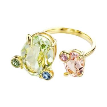 Imagem de Conjunto De Anéis Florais De Alta Qualidade: Combinação De Cores Vibra