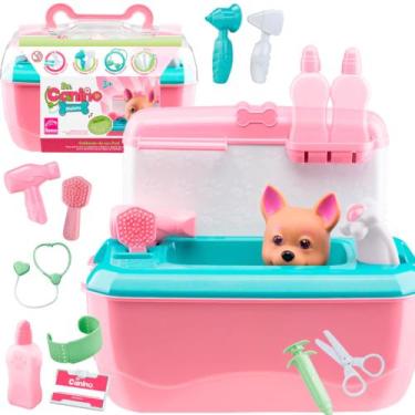 Imagem de Maleta Dr Canino Rosa - Roma Brinquedos