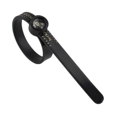 Imagem de Ferramenta Profissional De Medição De Joias: Medidor De Anéis Com Lupa