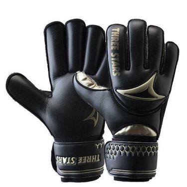 Imagem de Luva de goleiro gold preta - THREE STARS, G