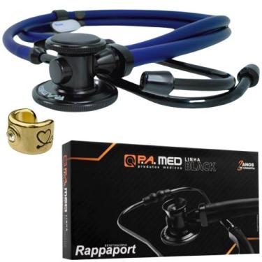 Imagem de Estetoscopio Rappaport Esteto Duplo Black Adulto Pediatrico - Love Sau