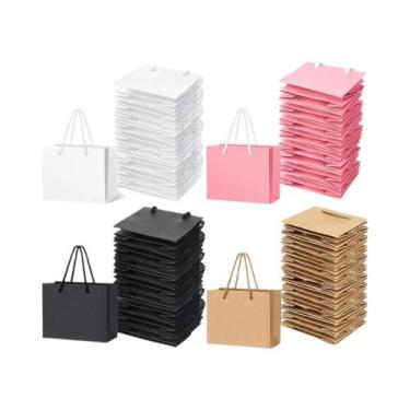 Imagem de Mini Sacolas De Papel Para Presente Com Alças, 8-12 Peças, Para Aniver
