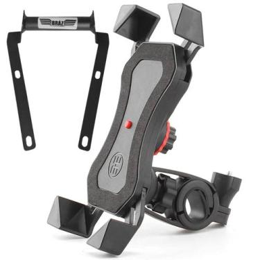 Imagem de Suporte Para Celular Universal + Suporte Gps Sahara 300 Bráz