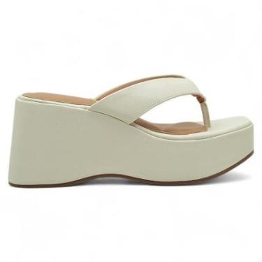 Imagem de Tamanco Vizzano Feminino Casual Conforto Anabela Macio-Feminino