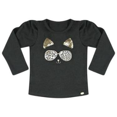 Imagem de Blusa Look Jeans Tricô Preta - 01 - PRETO-Feminino