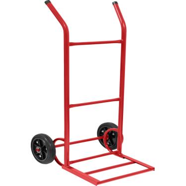 Imagem de Carrinho Para Armazém 120kg Metálico Leve Roda Borracha Maci