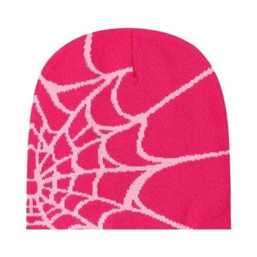 Imagem de Gorro De Inverno Unissex Com Padrão De Aranha, Elástico, Para Esportes