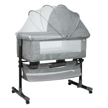 Imagem de Berço Portátil Bebê Acoplado Co-Bed Connect Maxi baby - CINZA, CINZA