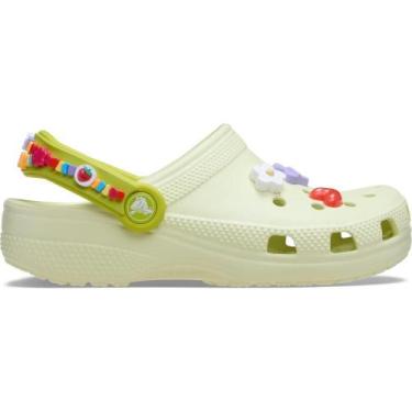 Imagem de Sandália Crocs Classic Friendship Bracelet Cg K Frothy Green, 32, Frot