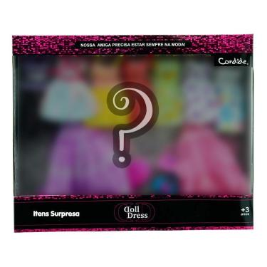 Imagem de Doll Dress - Kit Com 9 Vestidos E Acessórios Sortidos