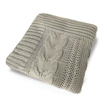 Imagem de Manta Peseira de Tricot 90x180 Cm - Trançada - Belchior