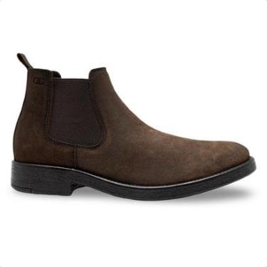 Imagem de Bota de Couro Democrata Masculina Garage Dust Cano Curto 626103-Masculino