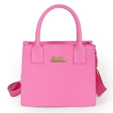 Imagem de Bolsa De Mão Feminina De Ombro Quadrada Crossbody Barbie-Feminino