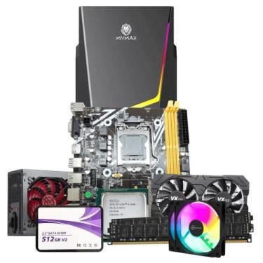 Imagem de PC Gamer i5 4590 RX580 8GB 16GB DDR3 512GB Completo Montado - OEM