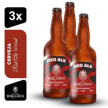 Imagem de Cerveja Red Ale Berggren 500ml Kit 3 unidades - Cervejaria Berggren