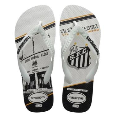 Imagem de Chinelo Havaianas Top Times Santos, Branco, Branco, 37/38