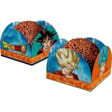 Imagem de 40 Forminha Doces Dragon Ball Z Forma Docinhos Caixeta - Festcolor