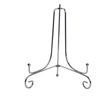 Imagem de Suporte Para Pratos Aço Inox 20cm x 13cm x 16cm Organização - Wincy