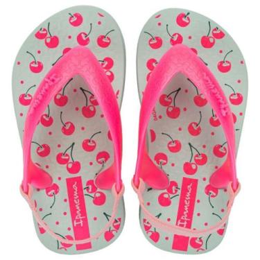Imagem de Chinelo Infantil Ipanema Ajuste Perfeito Com Elastico, 23/24, Verde ro