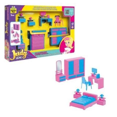 Imagem de Coleção Judy Home Quarto Brinquedo Infantil 7 Peças Samba Toys
