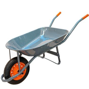 Imagem de Carrinho de Mão Caçamba Oval 45L com Resistência Mecânica e Punho Ergonômico Minasul