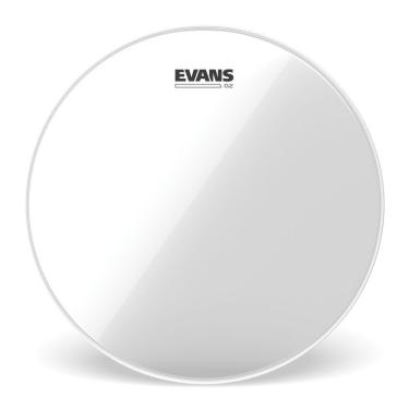 Imagem de Pele para Caixa e Tom 12'' Evans G2 Transparente Filme Duplo 7mil Afinação Alta Ou Baixa TT12G2