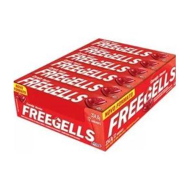 Imagem de Drops Freegells Caixa C/12unid, Cereja