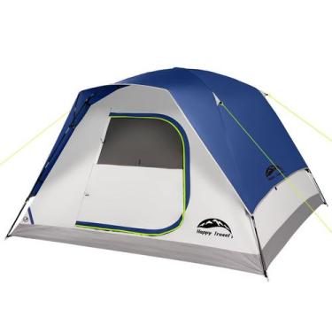 Imagem de Barraca de Camping HAPPY TRAVEL Dome para 4 Pessoas Impermeável