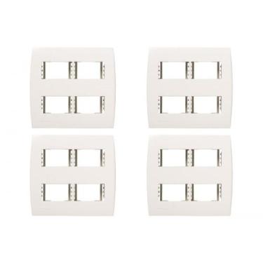Imagem de Kit C/4 - Placa Soprano Ilus 4X4 (4 Modulos Horizontal) 5.