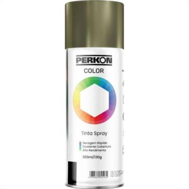 Imagem de Tinta Spray Perkon Metalica Ouro 300Ml 7185