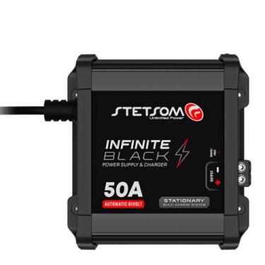 Imagem de Carregador de Bateria / Fonte Stetsom INFINITY BLACK 50A Digital - Ste