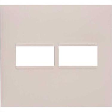 Imagem de Placa Pial Plus+ Branca 4X4 (1+1 Horizontal) 618511Bc