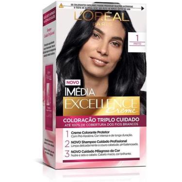 Imagem de Tinta de Cabelo Permanente Imédia Excellence L'Oréal Paris Creme 1.0 P