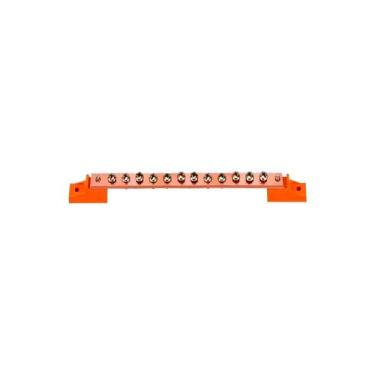 Imagem de Barramento Cobre 100a Neutro / Terra 1/2 X 1/8 12 Parafusos - Multhipl