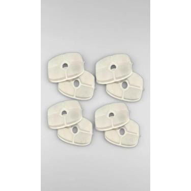 Imagem de Kit 6 Filtros + 6 Esponjas para Bebedouro Pet - Congratulations Store