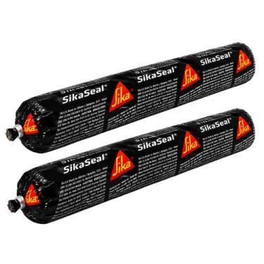 Imagem de Kit 2 Selantes Multiuso Sikaflex 501 LA Cinza 930g Sika